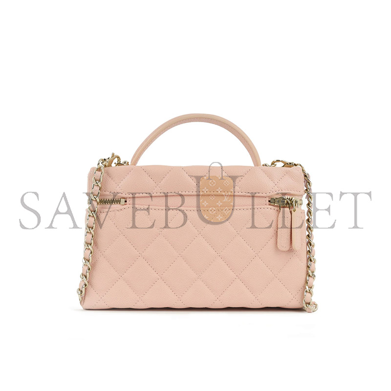 CHANEL HANDLE VANITY WITH CHAIN (19*13*6cm)